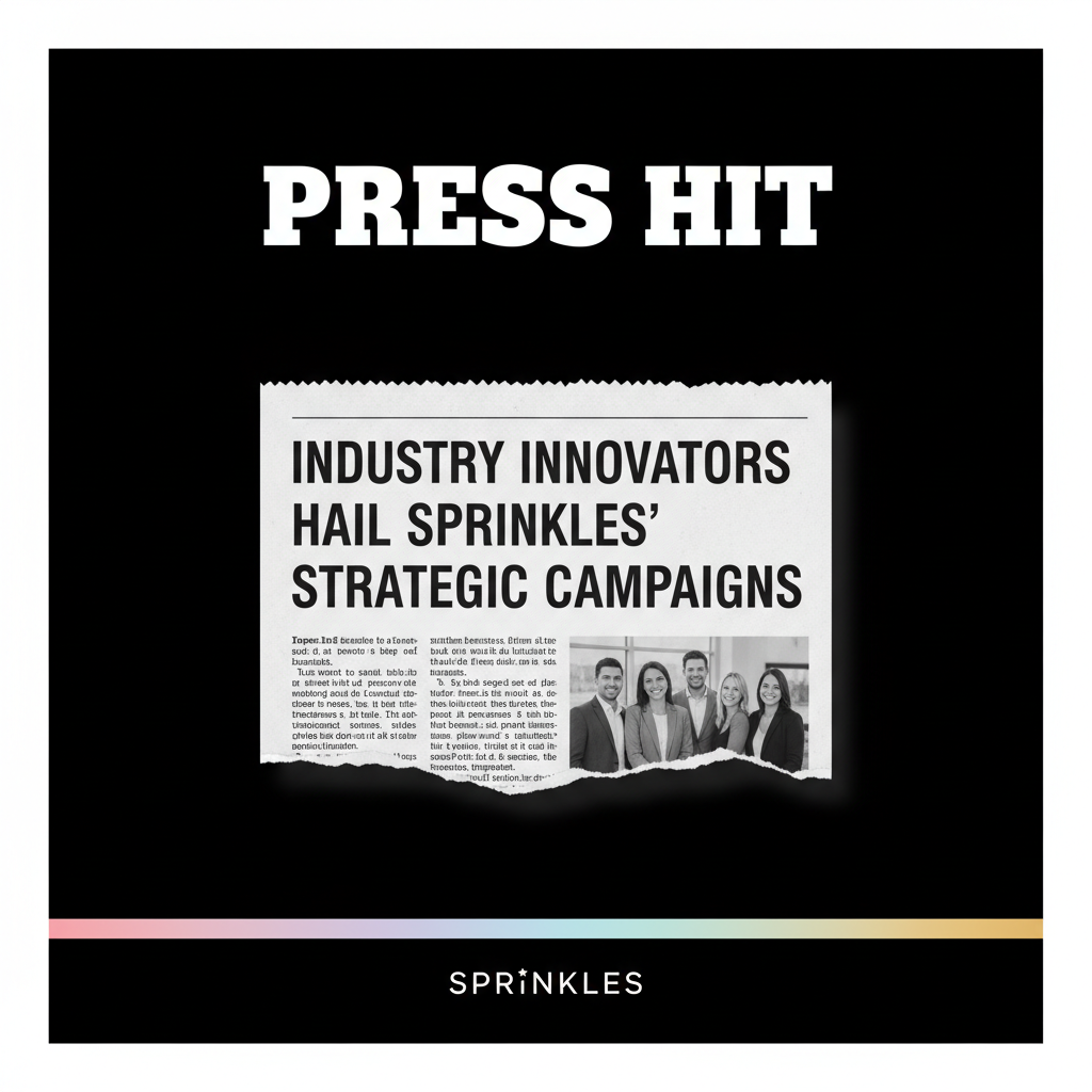 Sprinkles PR social media post mockup